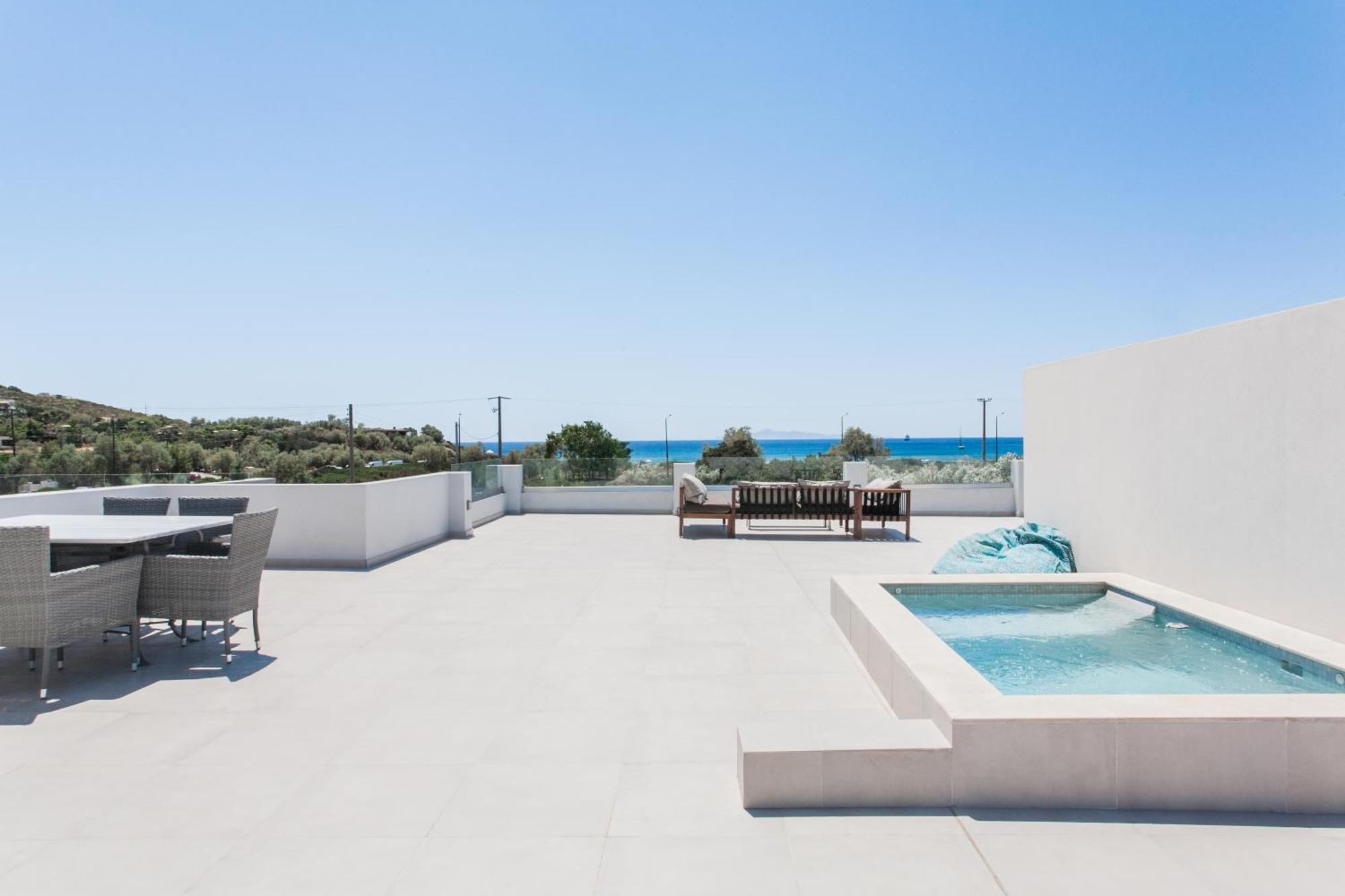 Legrena Beach House Kaap Soenion Kamer foto