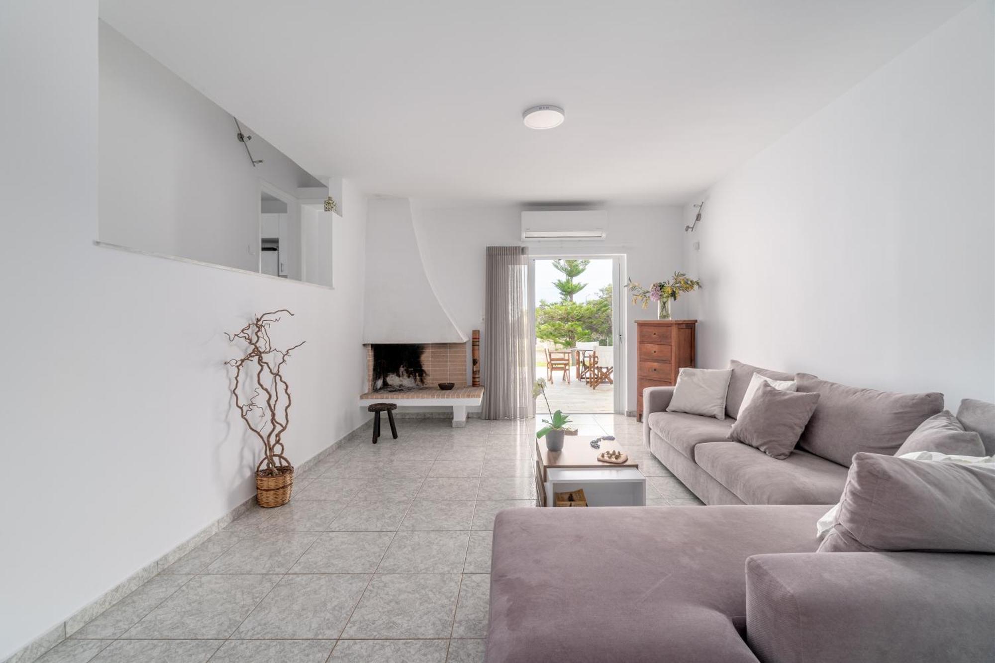 Legrena Beach House Kaap Soenion Kamer foto