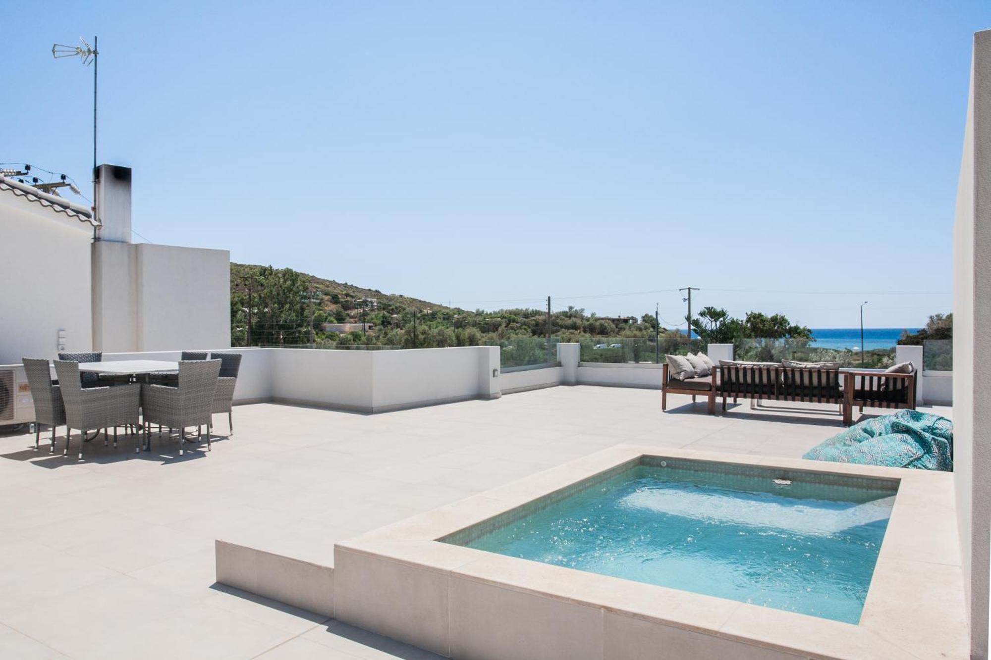 Legrena Beach House Kaap Soenion Kamer foto