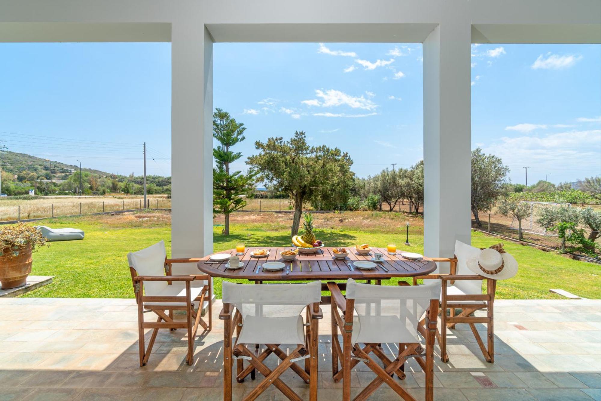 Legrena Beach House Kaap Soenion Kamer foto