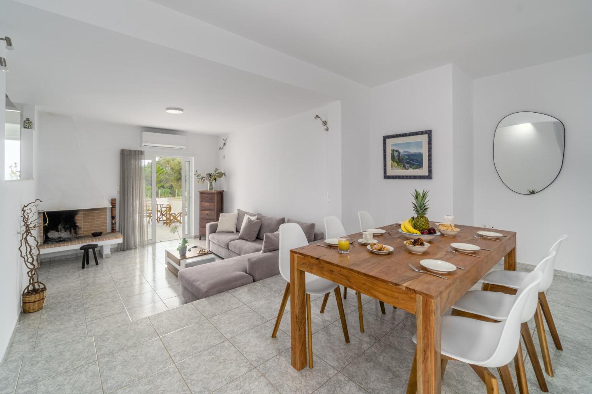 Legrena Beach House Kaap Soenion Kamer foto